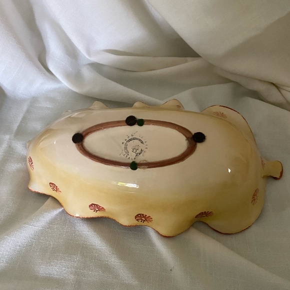 Italica Ars bowl scalloped vintage Italy - Picture 7 of 7